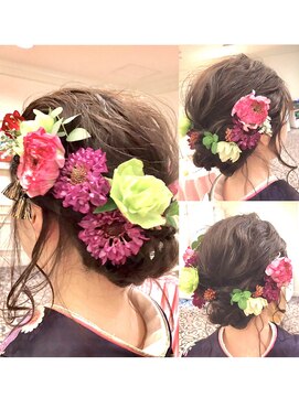 ヘアカフェ コトノハ(hair cafe Kotonoha) 【コトノハ】大人かわいい着物ヘア袴ヘアー成人式 卒業式 振袖
