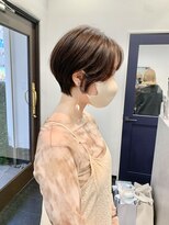 アルコイリスバイドールヘアー(ARCOIRIS by Dollhair)&nbsp;黒髪ロングストレートグレーベージュエギョモリオン眉ショート