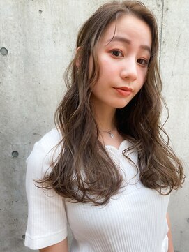 グロウバイニューヨークニューヨーク(Grow by NYNY) 【打越】ウェーブ×ロング×アッシュベージュ