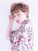 無造作ショート_ショコラアッシュヘルシースタイル_28784