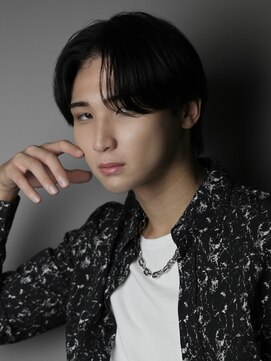 ザ サードヘアー 津田沼 (THE 3rd HAIR) ナチュラルセンターパート　ニュアンスパーマ