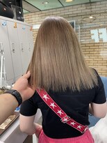 ラフ(LAFF)&nbsp;#バレイヤージュ#グレージュカラー#ボブウルフ#ココアベージュ