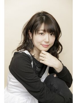 ルルディ バイ アフロディーテ銀座(luludi by APHRODITE) アンブレラカラー/こなれミディ/ウェーブパーマ/前髪/銀座