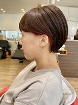 レクタ(recta)&nbsp;大人20代30代40代耳掛けショートイヤリングカラーピンク系