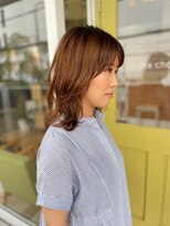 マシェリ(ma cherie)&nbsp;マッシュウルフベースのフェミニンスタイル