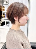 丸みショート くびれショート 博多ショート 福岡美容室 髪質改善