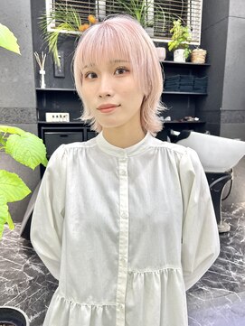 チュダック(ChuDuck) 韓国風《ペールピンク》ブリーチ/ケアブリーチ/ダブルカラー