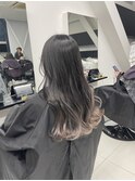 グレージュグラデーションカラー