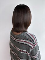 ヘアーメイク ラグズ(Hair Make Luxtz)&nbsp;ぱっつんボブ/外ハネボブ/くびれスタイル/ダークトーン