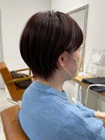 ネイロ 北千住(NeiRo) 小顔ショートボブハイライトカラー大人ショートカット白髪ぼかし