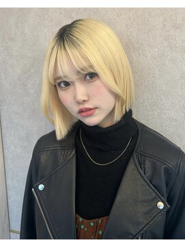 ルームバイシー 新宿(Loom. by Sea) 小顔ボブカット×レイヤー