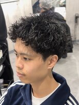 ビカムメンズヘアー 栄店(become men's hair)&nbsp;ツンツンスパイキーパーマ