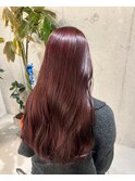 ブリーチなしダブルカラーで叶えるローズピンク