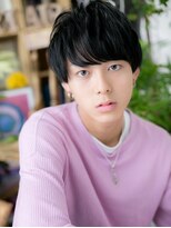 カバーヘア ブリス 大宮西口(COVER HAIR bliss)&nbsp;■黒髪ネイビーブラック韓国マッシュウルフ12-2大宮20代30代40代