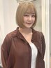 ブリーチダブルカラー＋透明感カラー＋カット 22000→14900