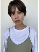 ナル(nalu.)&nbsp;ショート/シースルーバング/アッシュブラウン