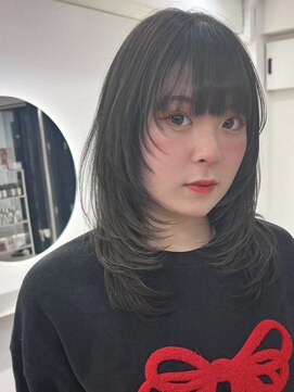 メルバイグラフ 梅田(mel by GRAFF) 髪質改善艶髪 愛され韓国風前髪カット小顔梅田