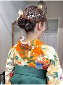 【立川CRES三木】卒業式・着物リボンアレンジ