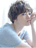 無造作パーマの小顔フェザーショート/髪質改善/20代～50代