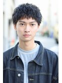 大人ショートバング無造作ショート