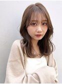髪質改善レイヤーカットデジタルパーマ小顔ヘーゼルグレージュ2