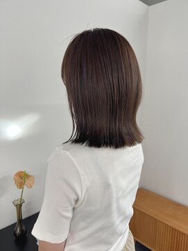 シュク 高円寺(SYUK) ラベンダーグレージュ/大人可愛い/くびれボブ【kanna高円寺SYUK