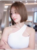 20代30代大人かわいい/レイヤーカット/ボブ/顔周りレイヤー