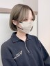 【RIKA指名】前髪・顔周りカット+顔回りストレート［韓国風/小顔矯正］
