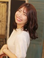 ベレッタ ネヤガワ(veretta. neyagawa)&nbsp;透明感カラー/ピンクブラウン/ニュアンスカラー/上品ミディアム