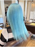 【髪質改善ブリーチ】Light blue【千代田彩夏】10/13