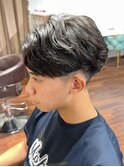 フェザーパーマ【メンズ/パーマ/眉毛/沖縄市/美里】