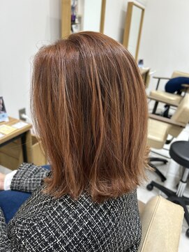 暖色系のオンカラー