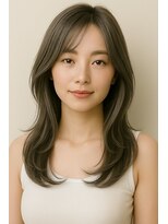 エルピス 中央林間店(elpis)&nbsp;透明感ブリーチなし白髪ぼかし