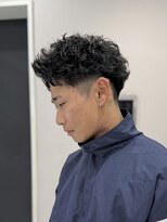 ヘアーグランデシーク(Hair Grande Seeek)&nbsp;短髪パーマスパイキーショートピンパーマ名古屋メンズパーマ