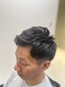 メンズカット＋アイロンクリープパーマ  ￥13200<理容室>メンズカット<理容室>