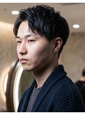 メンズアップバングビジネスショート♯97 京都河原町