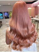 ダメージレスブリーチ、サーモンピンク♪(村上)