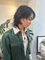 ノービス バイ パーキング 心斎橋(NOV!!!CE by PARKiiiNG) ミルクティーブロンド/ボブ/パーマ/ナチュラルショート