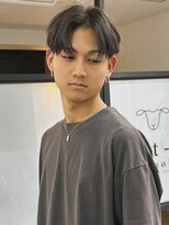 エストアール フクオカ 福岡博多店(est-r. Fukuoka)&nbsp;アッシュグレージュ/マッシュウルフ/メンズウルフ/博多