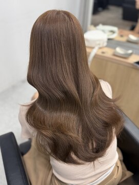 ペレ 原宿(PELE) ダークパープルナチュラルショート夏のヘアアレンジ原宿