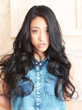 美容室チック 大島店(chic) ☆☆前髪かき上げ×外国人風ロングウェーブ☆☆【大島】