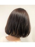 ボブ×アッシュブラウン