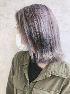 ノア ヘアデザイン 町田店(noa Hair Design) パープルシルバー