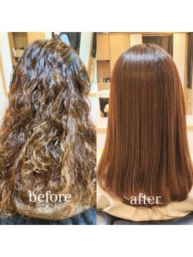 リアン(Lien) 『髪質改善』』ストレートエステ(縮毛矯正)(リタッチ可)