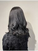 黒染めなし!ブルーブラックカラー/ゆるふわウェーブ