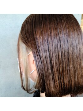 アース 浦安店(HAIR&MAKE EARTH) インナーカラーでミルクティーベージュ♪