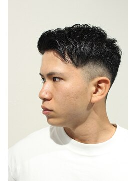 レンゲン(LENGEN) メンズかき上げニュアンスマッシュサイドパート韓国マッシュ