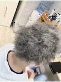 韓国ヘアー青髪ボブウルフココアベージュ/黒髪/グレージュカラー