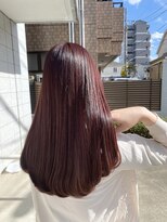 カミビト マヴィー(kamibito mavie)&nbsp;髪質改善カラー★ハイライトピンクベージュ白髪染め40代50代