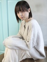 バース(BIRTH)&nbsp;天神【BIRTH】モノトーングレージュ×ぱっつんボブ　2